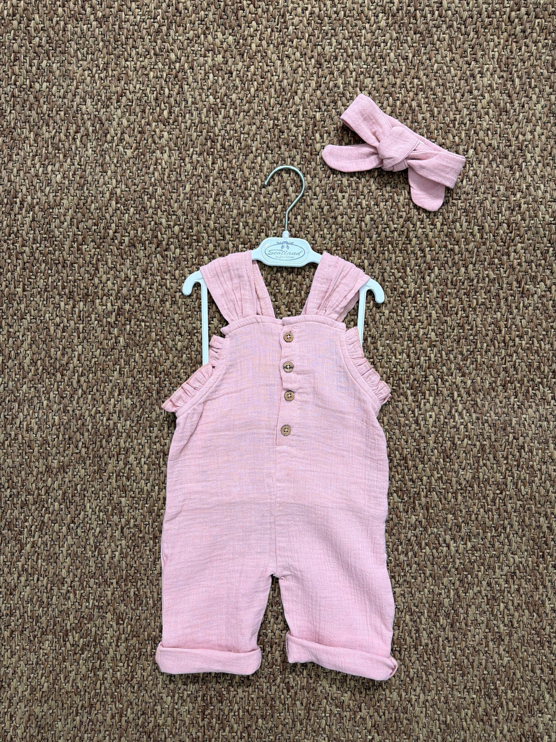 Salopette bambina con fascia Babybol