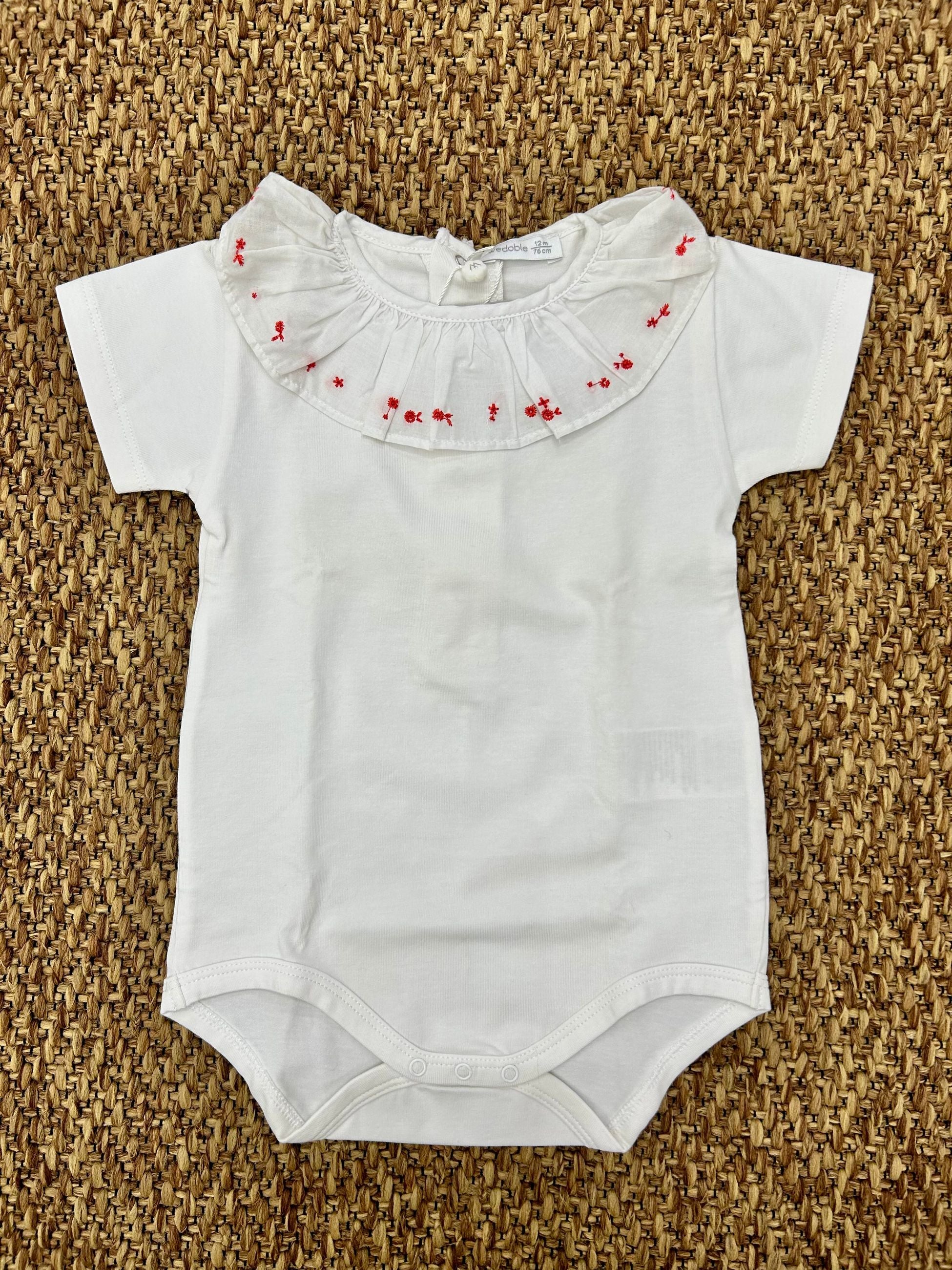 Body neonati collo rouches Wedoble