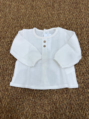 Camicia bimba con bottoncini Calamaro