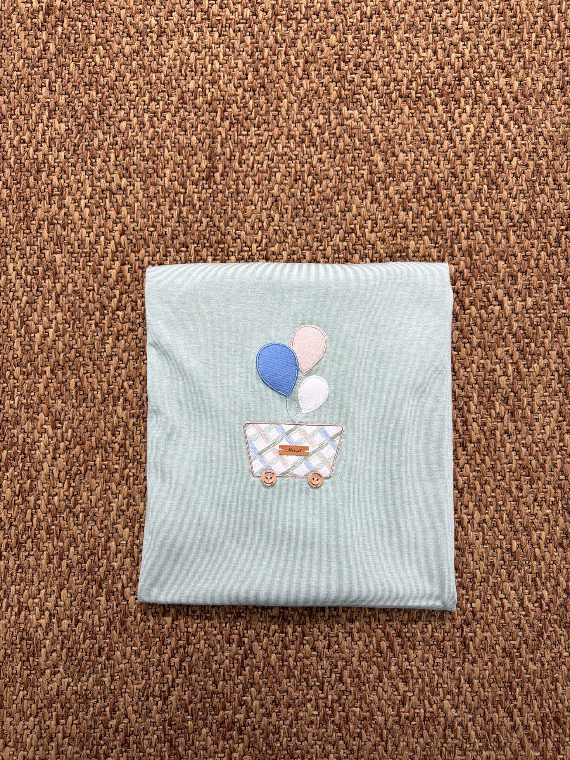 Copertina neonati palloncini Ninnaoh