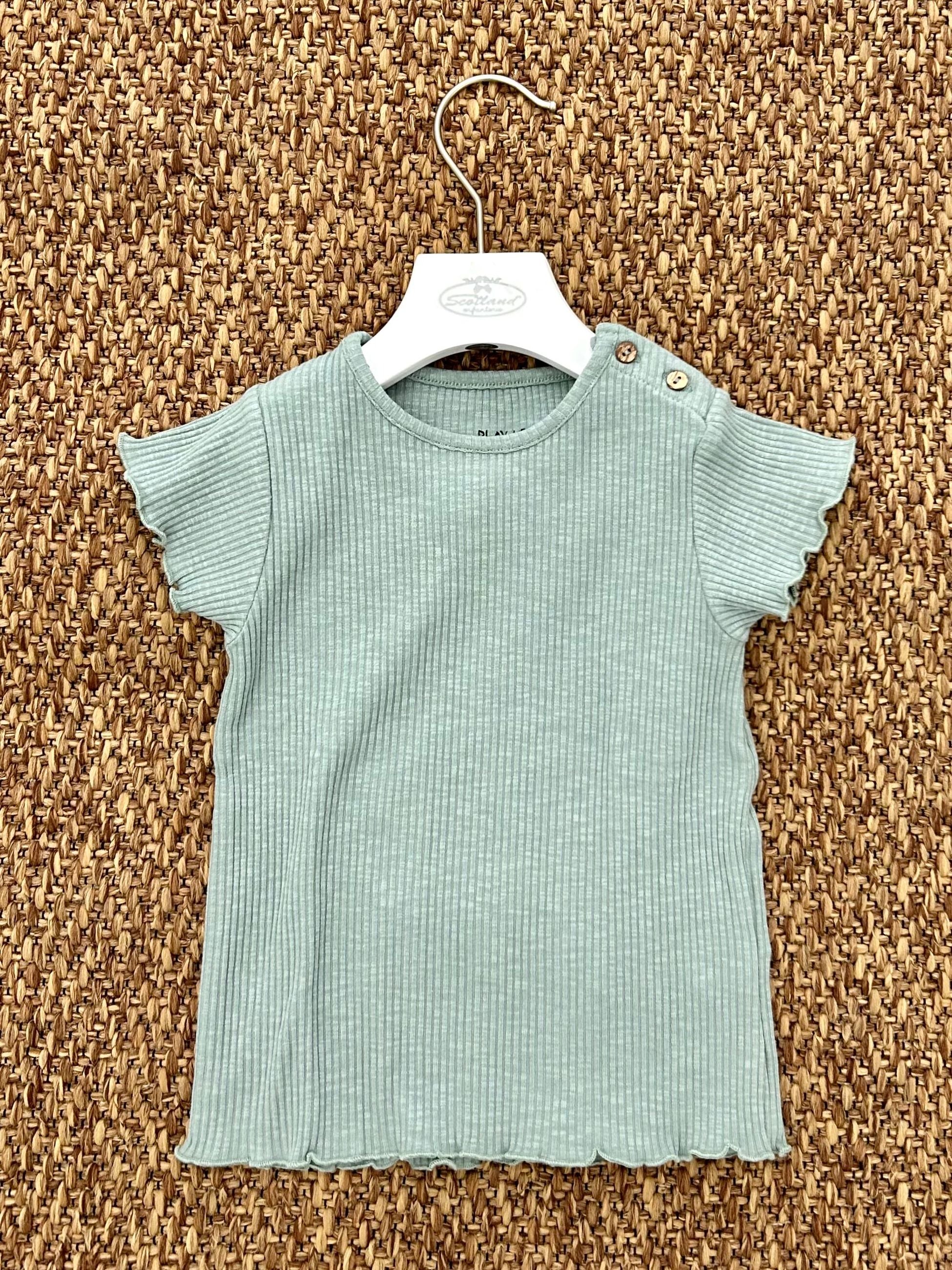 T-shirt bambina con apertura sulla spalla Play Up