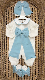 Set nascita neonata con fiocco Bebè di Almy