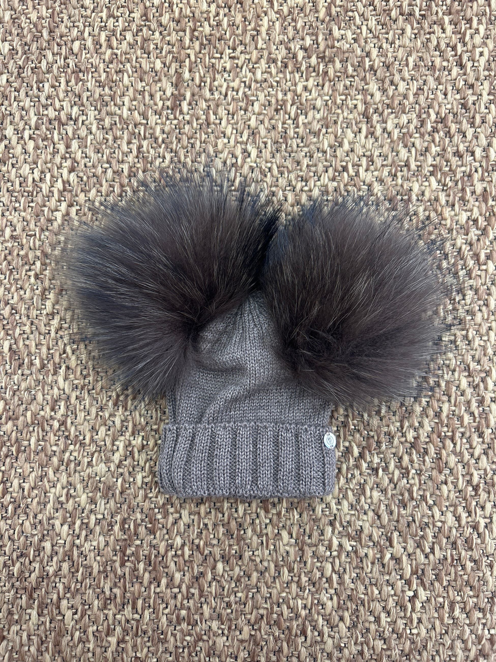Cappellino bimbi lana pon pon Gio Higuamy