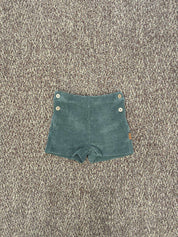 Shorts bambino in velluto con bottoncini Cocote