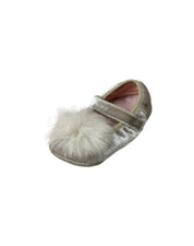 Ballerina neonata da culla in velluto con pon pon Indice