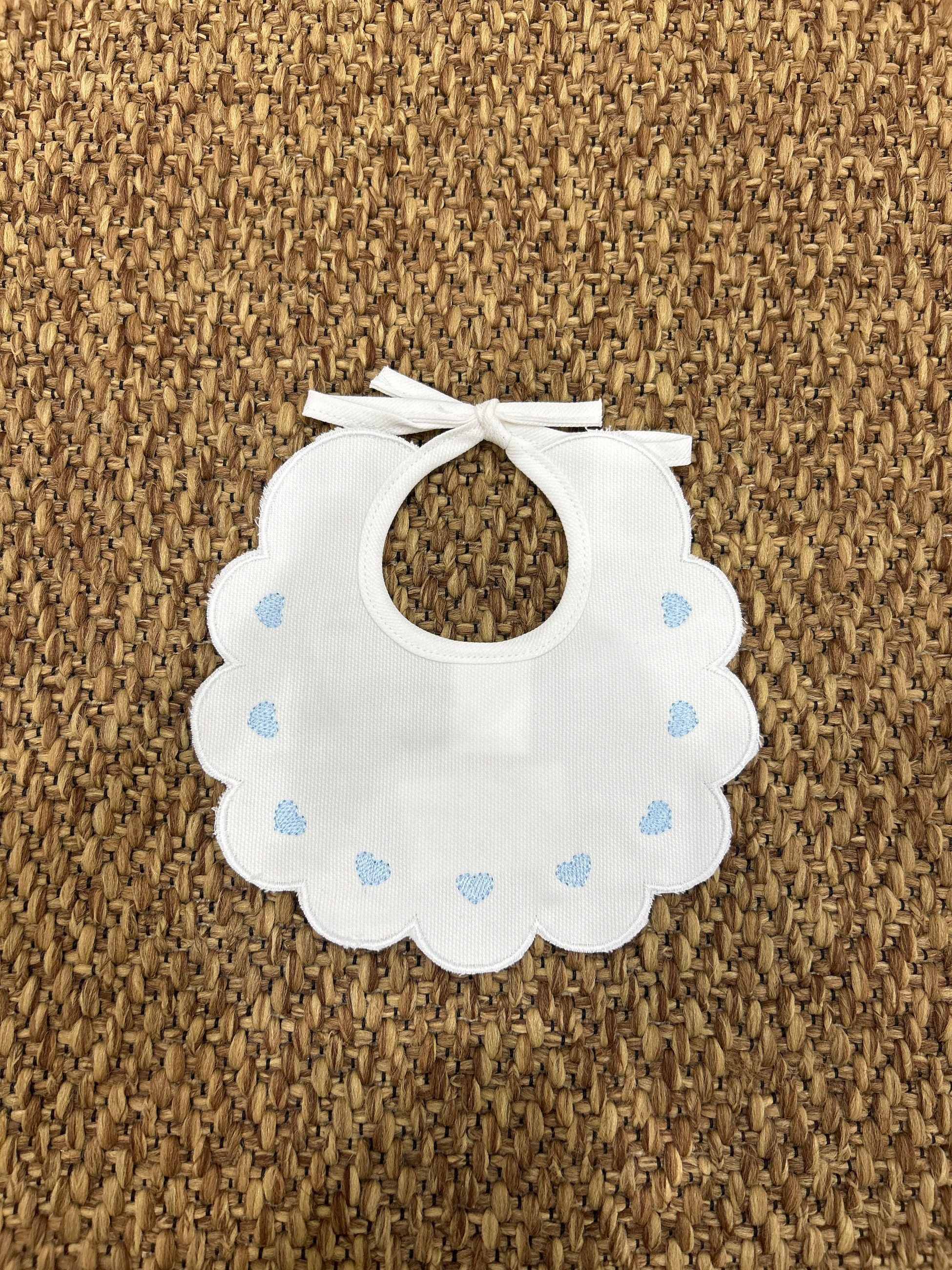 Bavetta neonati cuoricini Pappa e Latte