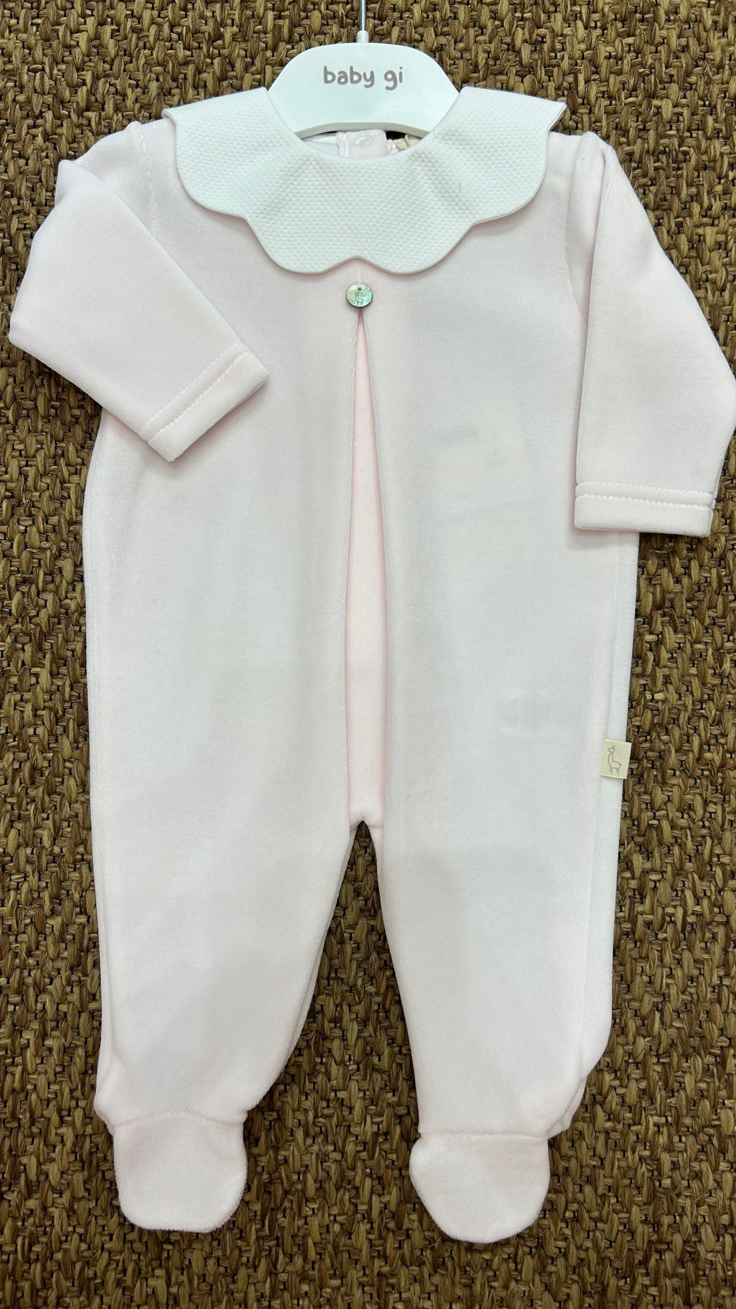 Tutina in ciniglia collo nuvola Baby Gi