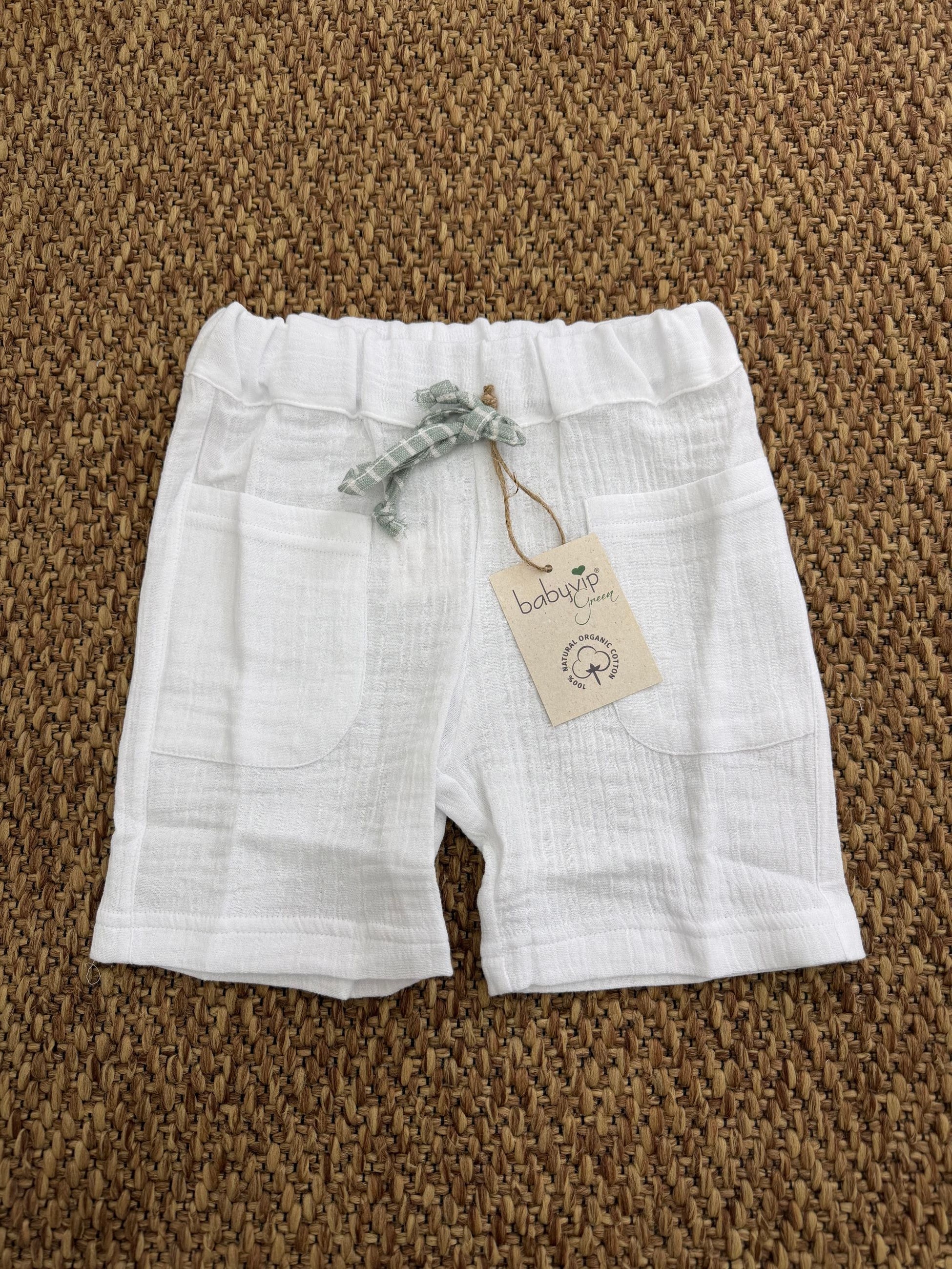 Short bambino in lino Baby Vip