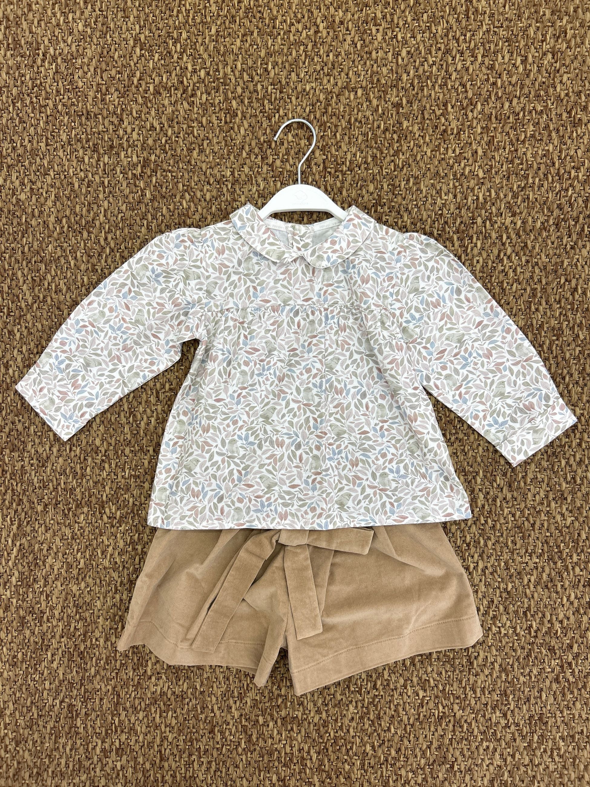 Completo bimba 2pz con pantaloncino Baby Vip