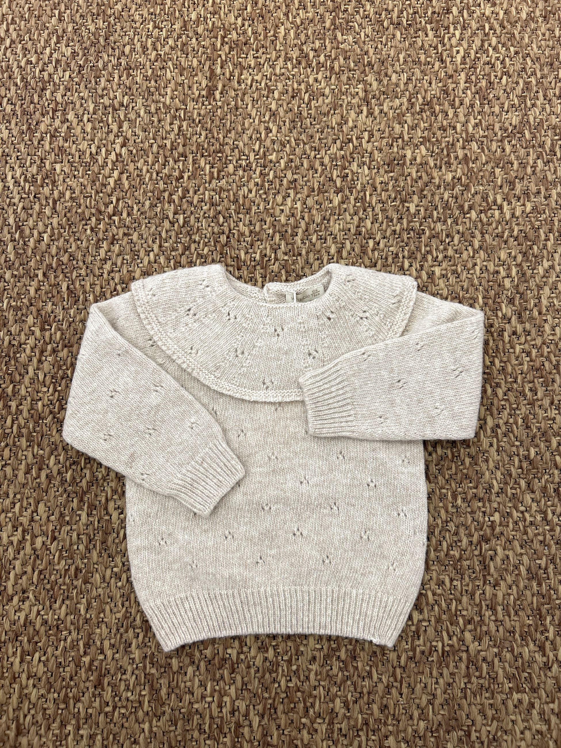Maglioncino bimba traforato Wedoble