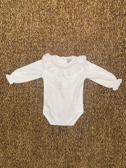Body neonata con colletto rouches Babidu