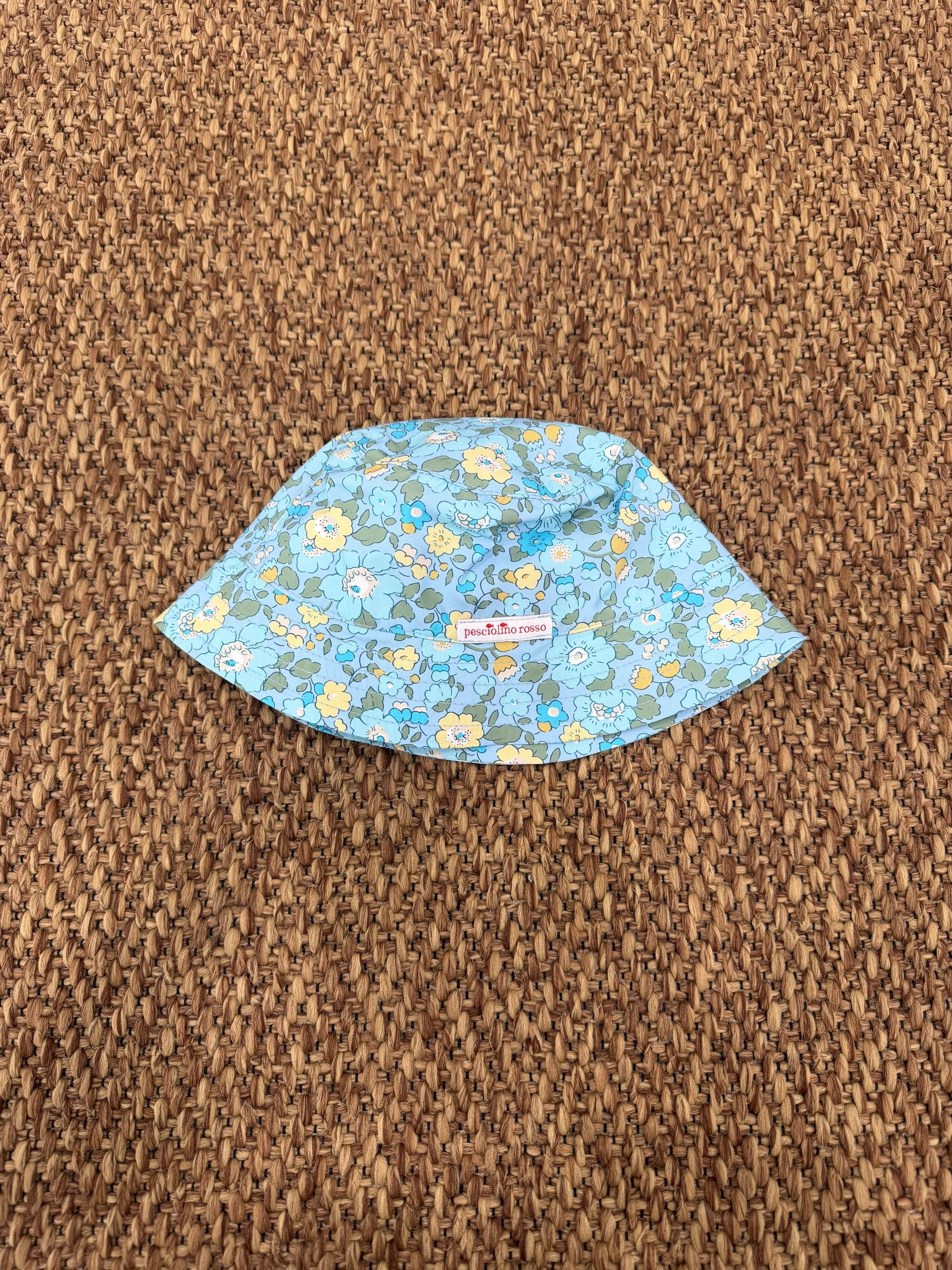 Cappello bambino pescatore a fantasia Pesciolino Rosso