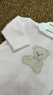 Tutina neonato in ciniglia orsetto Baby Gi