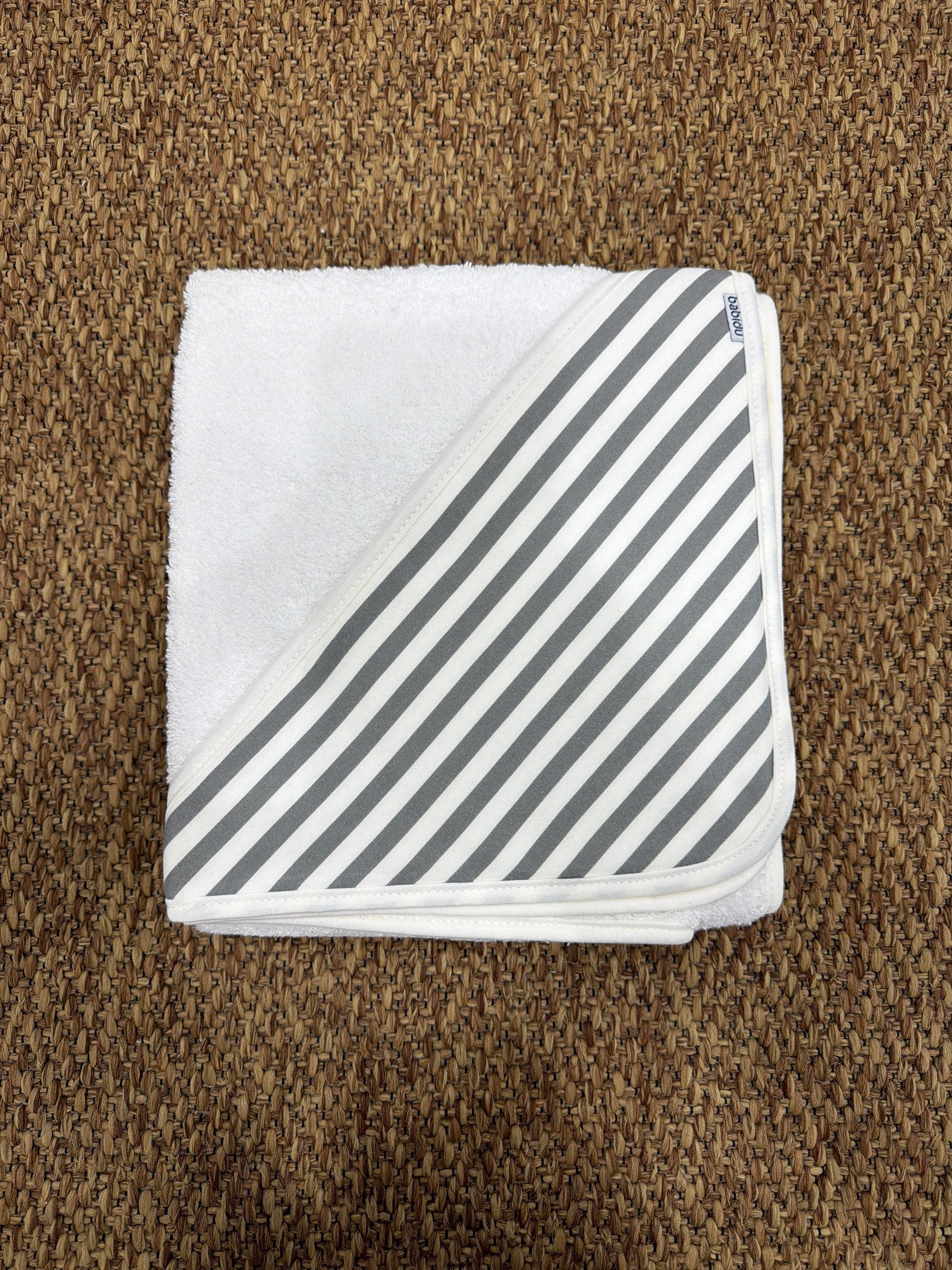 Accappatoio bimbi a righe Babidu