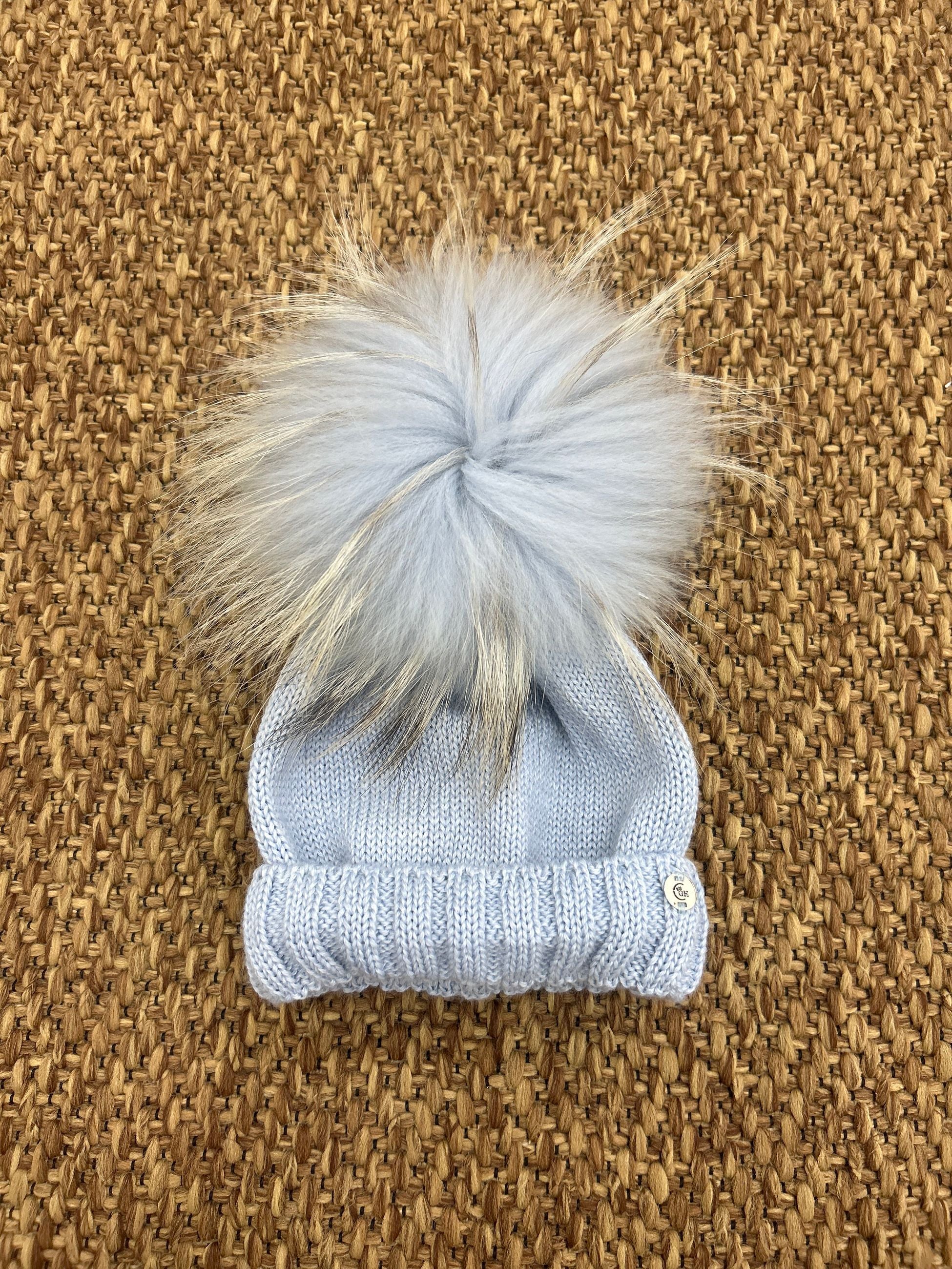 Cappellino bimbi lana pon pon Gio Higuamy