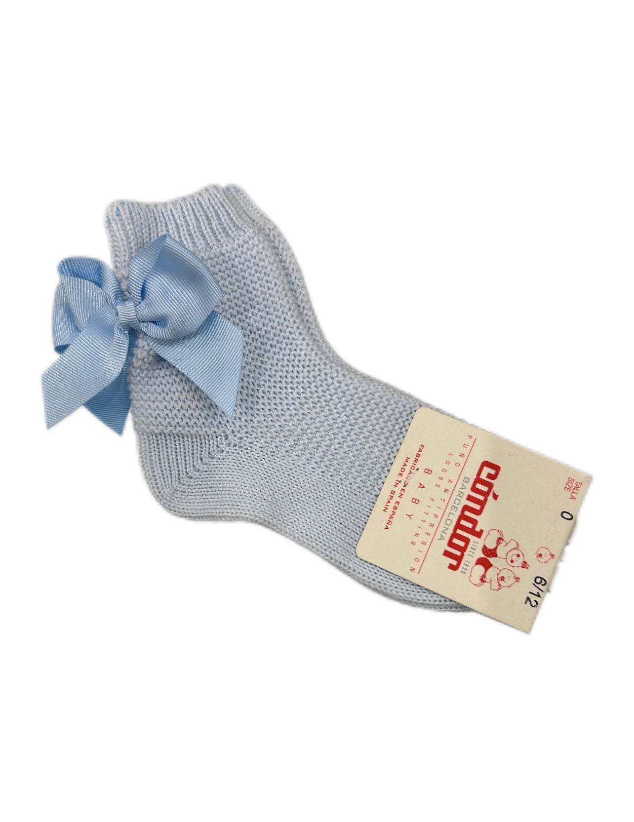 Calzini bimba con fiocco in raso Condor