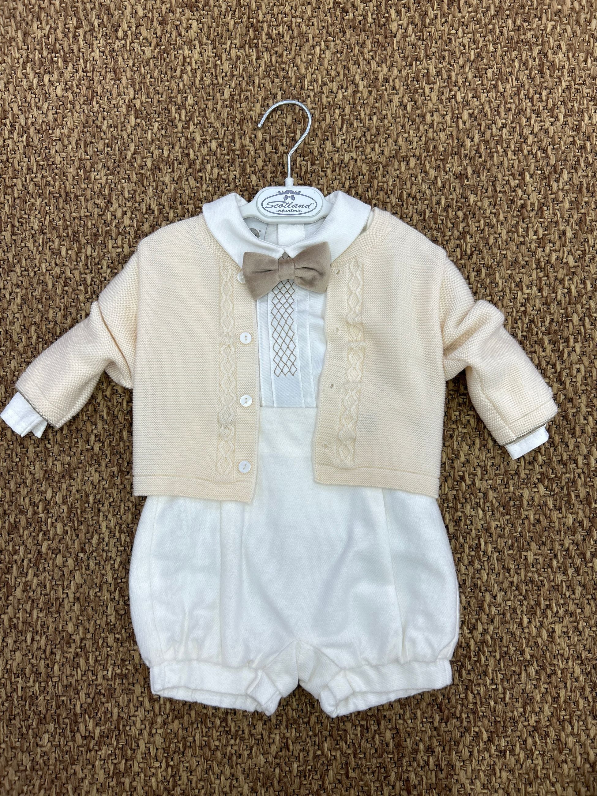 Completo cerimonia panna e beige Marlù