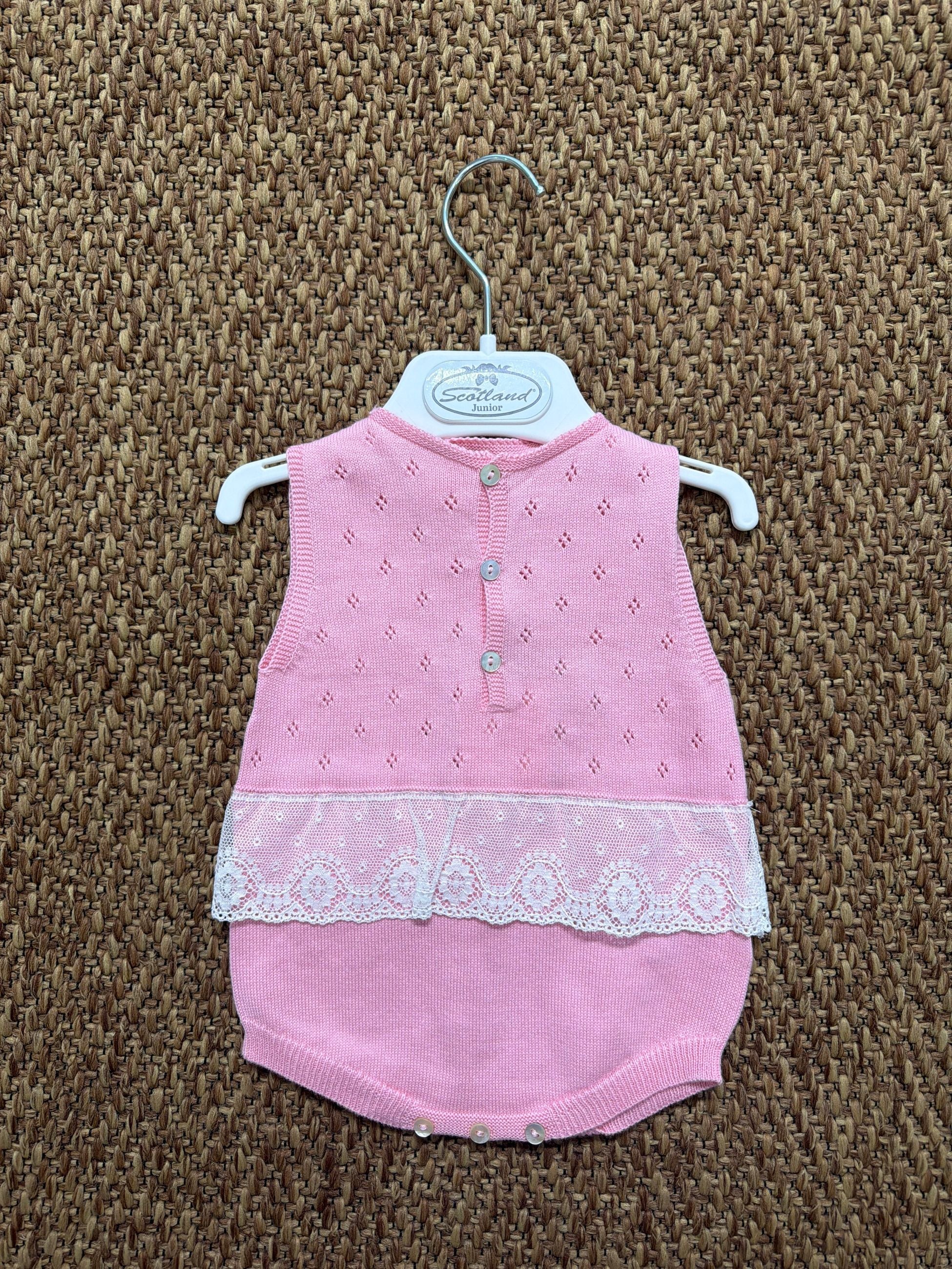 Pagliaccetto bimba con merletto Wedoble