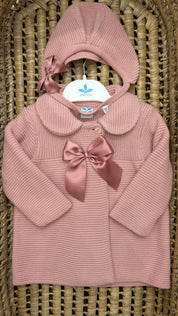 Cappottino bimba con cuffia Sardon