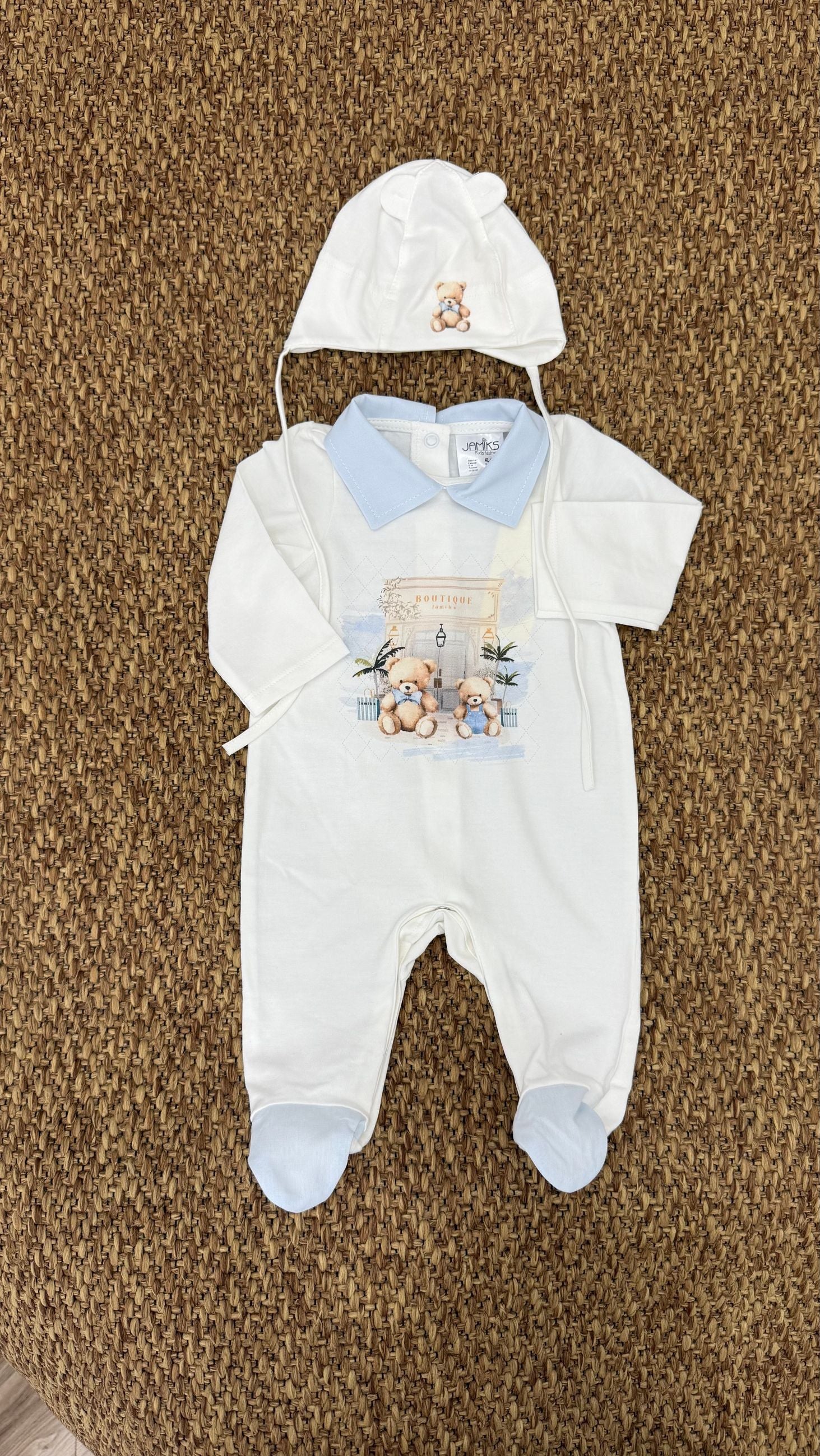 Tutina neonati corsacchiotti con cappellino Jamiks Kids Fashion