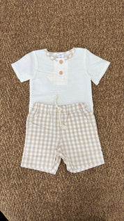 Completo bimbo 2pz quadretti Jamiks Kids Fashion