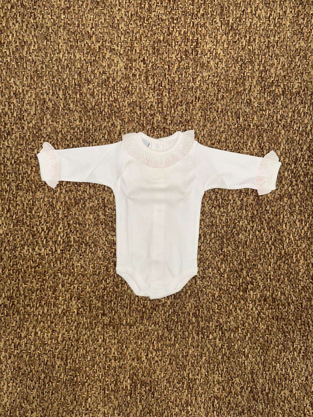 Body neonati con dettagli ricamati Babidu