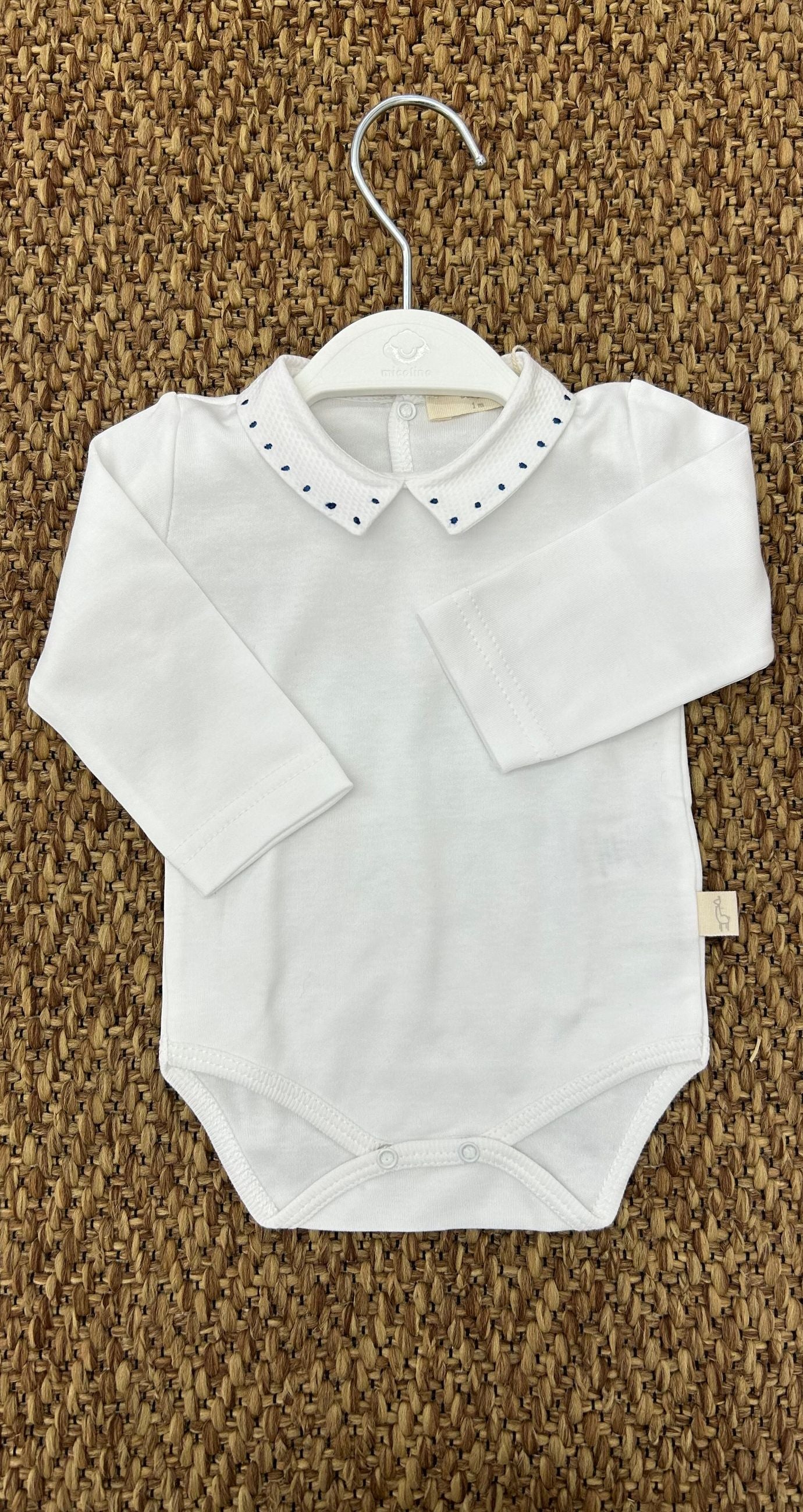 Body neonati collo pois Baby Gi