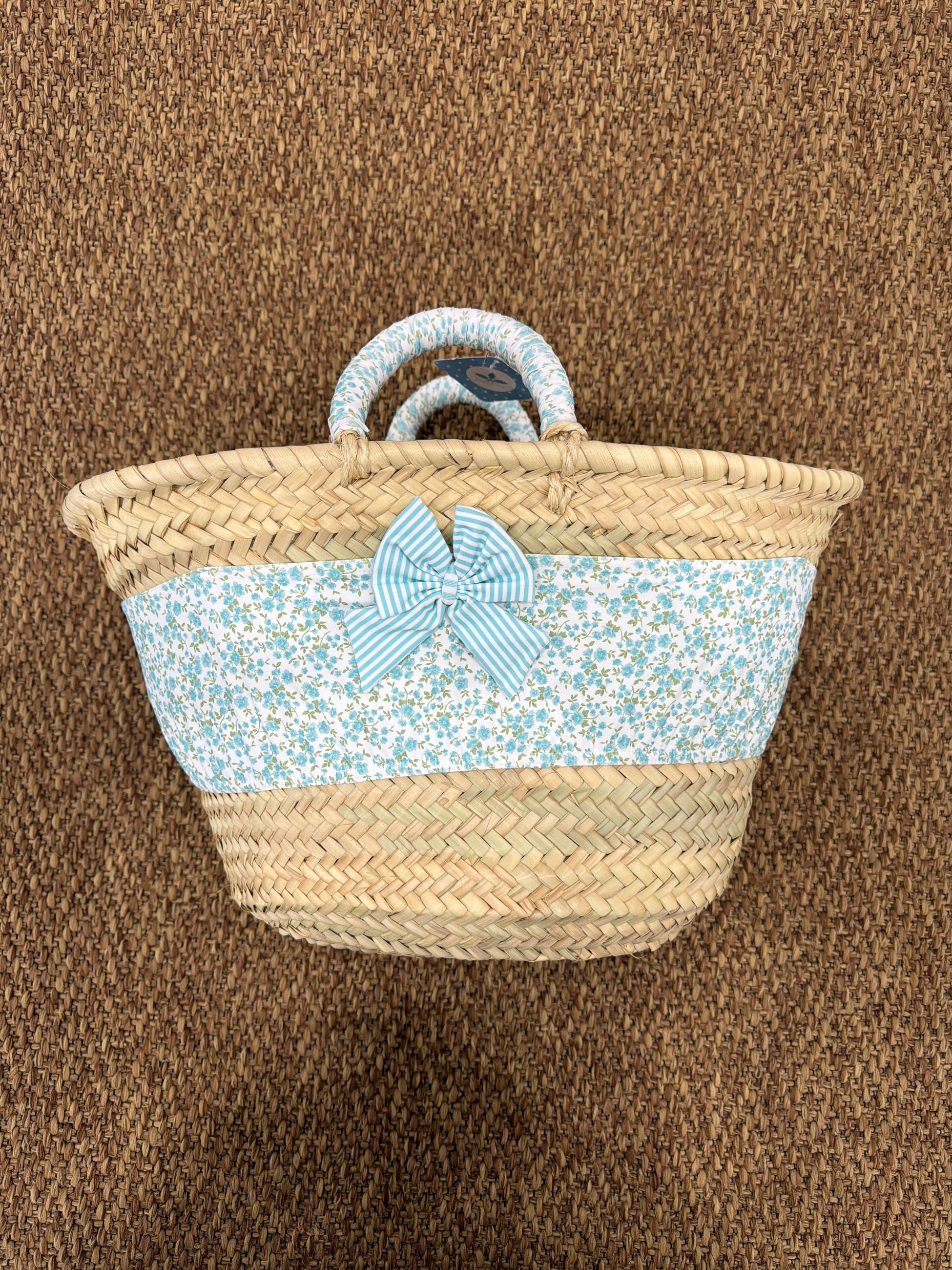 Borsa mamma mare in paglia con fiocco Sardon