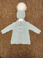 Cappotto bambina in lana con cappellino Juliana