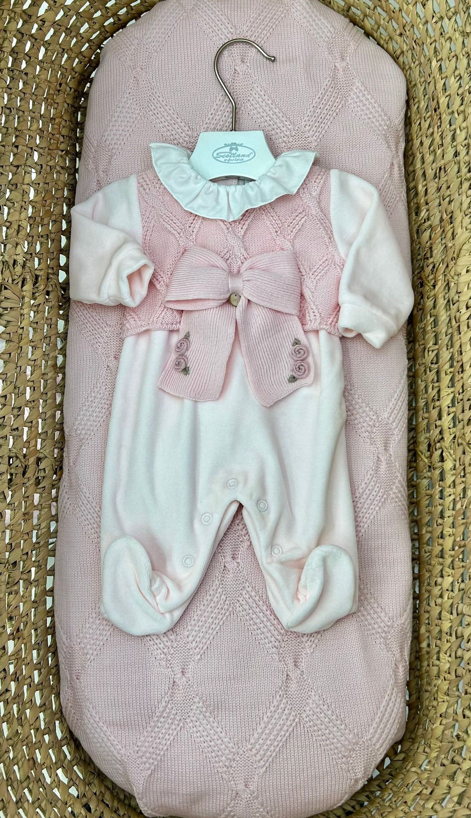 Tutina neonata con fiocco Marlù