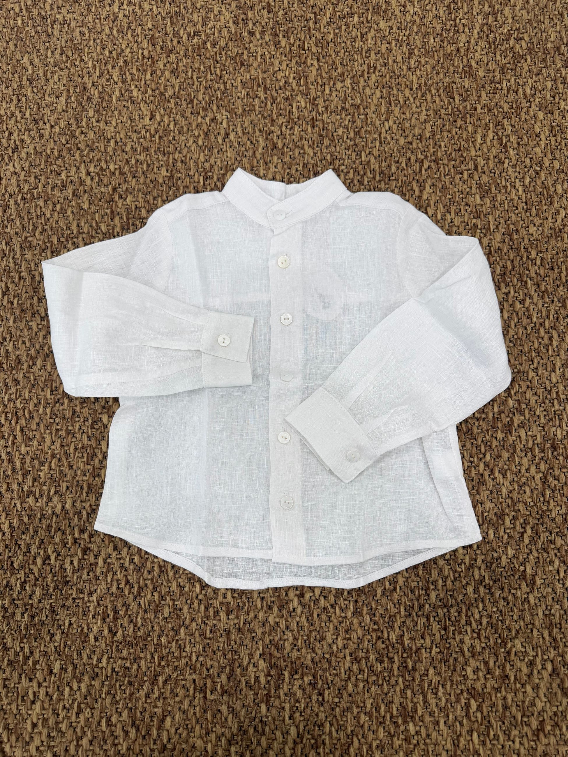 Camicia bambino di lino Pesciolino Rosso
