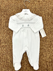 Tutina neonato con colletto volant e orsetti Valentina Bebes