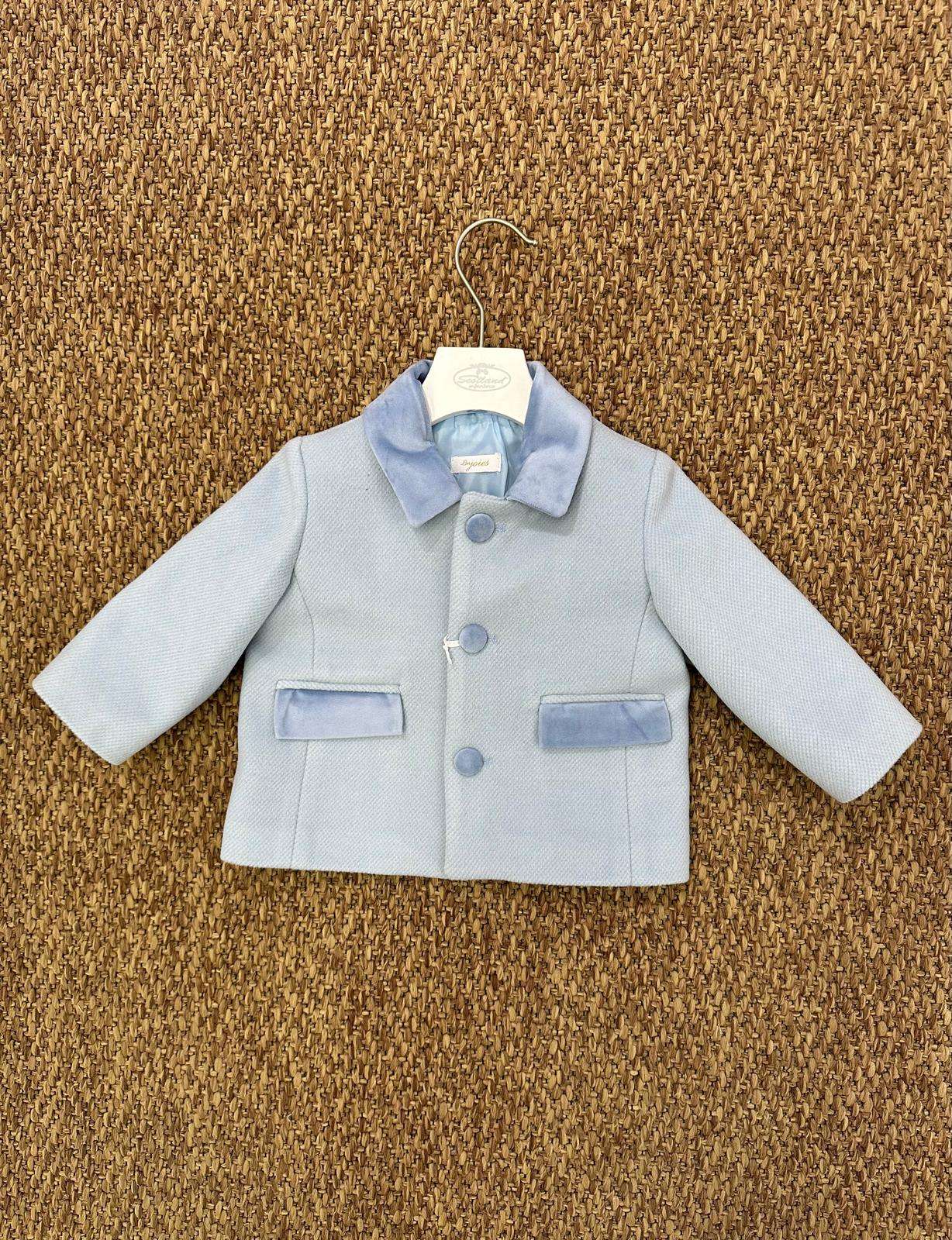 Cappotto bambino con dettagli in velluto Les Joies