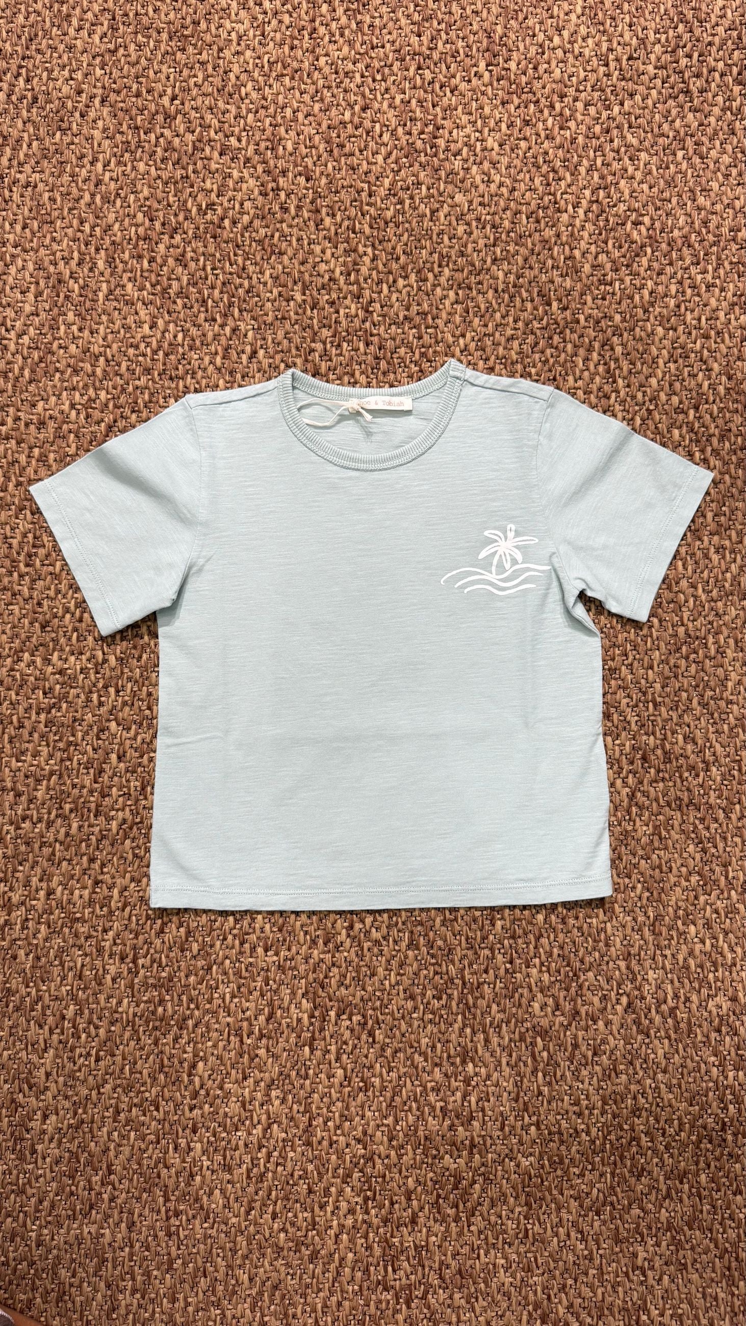 T-shirt bambino palma Zhoe e Tobiah