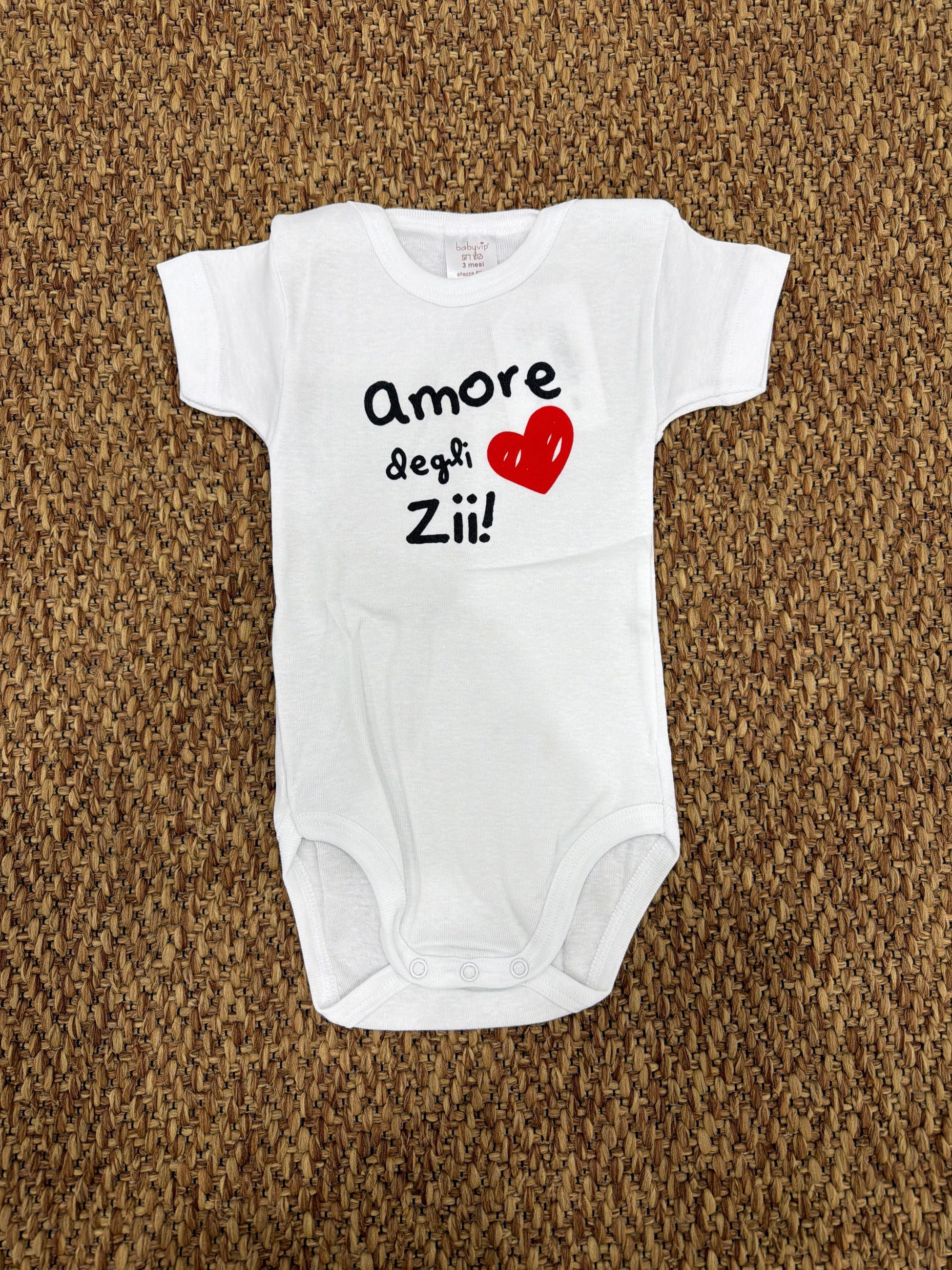 Body neonati "Amore degli zii" Baby Vip