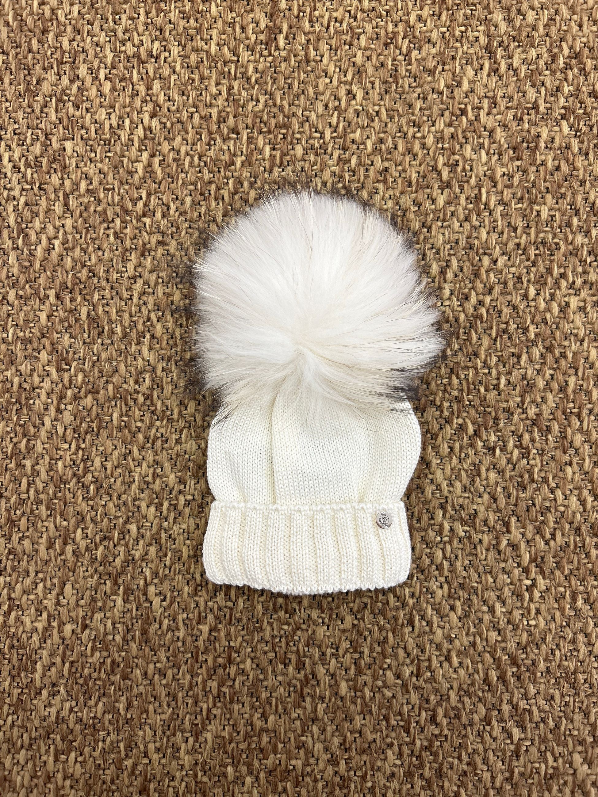 Cappellino bimbi lana pon pon Gio Higuamy