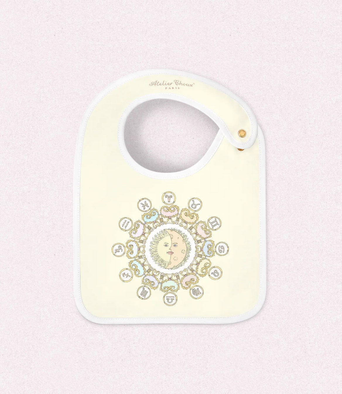 Bavetta neonati zodiaco Atelier Choux