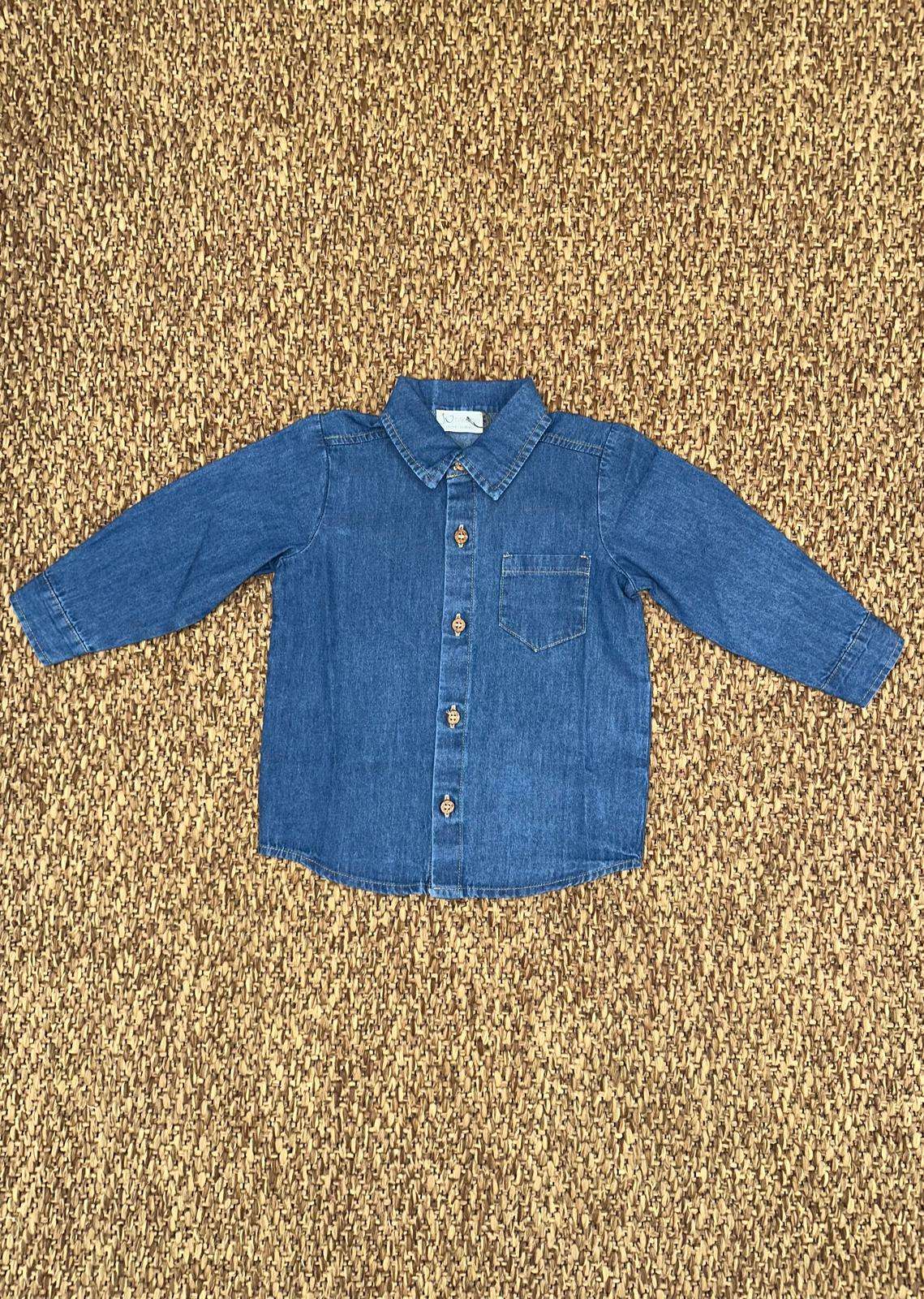 Camicia bambino in denim Jo Milano