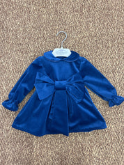 Abito bimba in ciniglia con fiocco grande Pappa e Latte