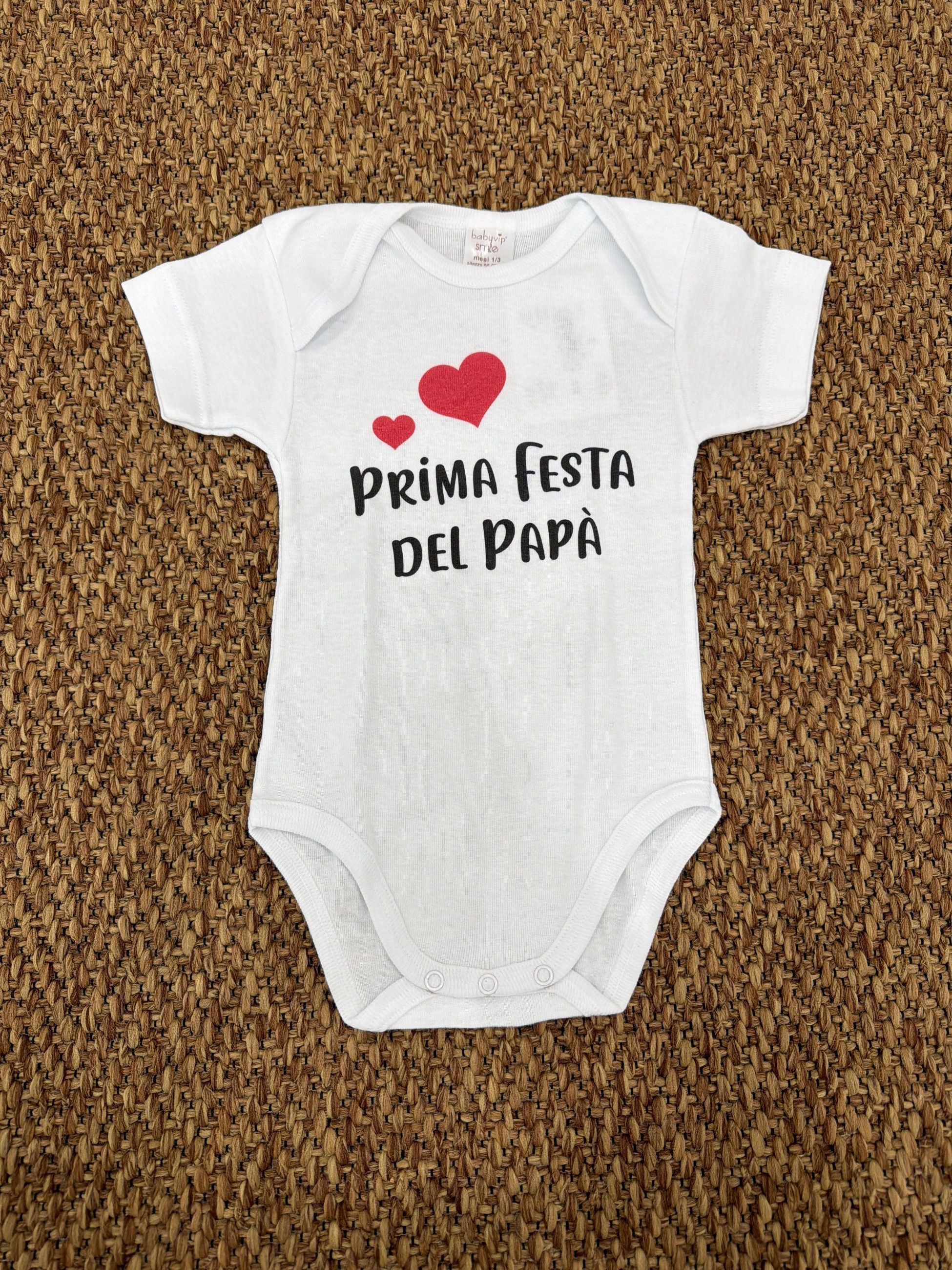 Body neonati "Prima festa del papà" Baby Vip