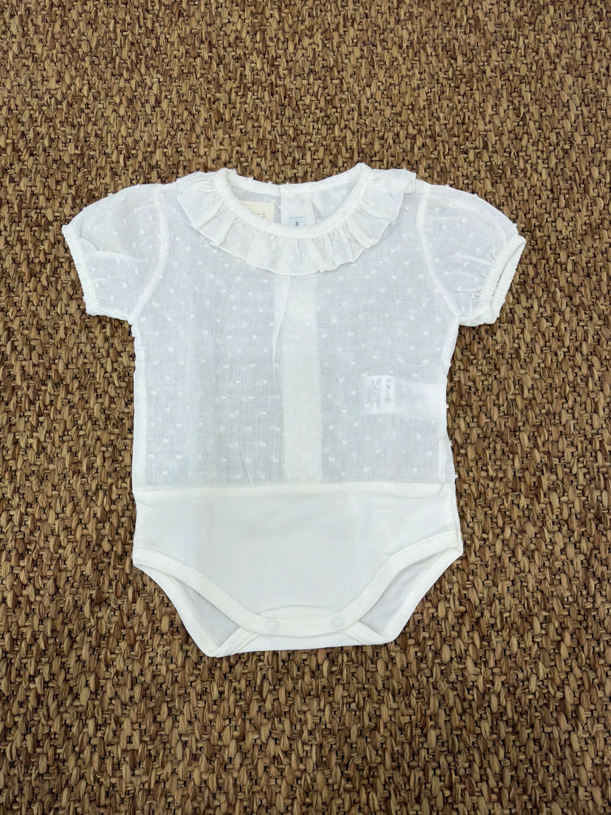 Body neonata velato collo rouches Calamaro