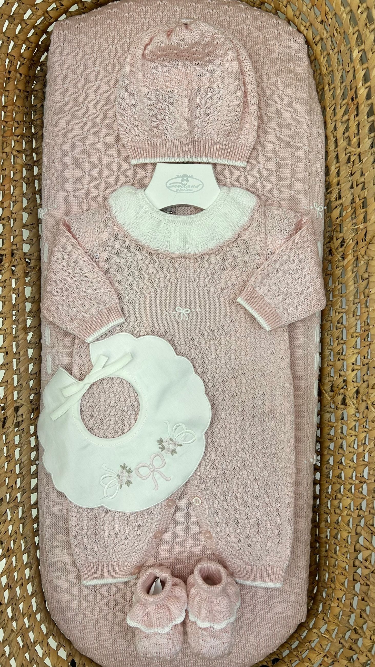 Tutina intera bimba rosa in cotone Marlù