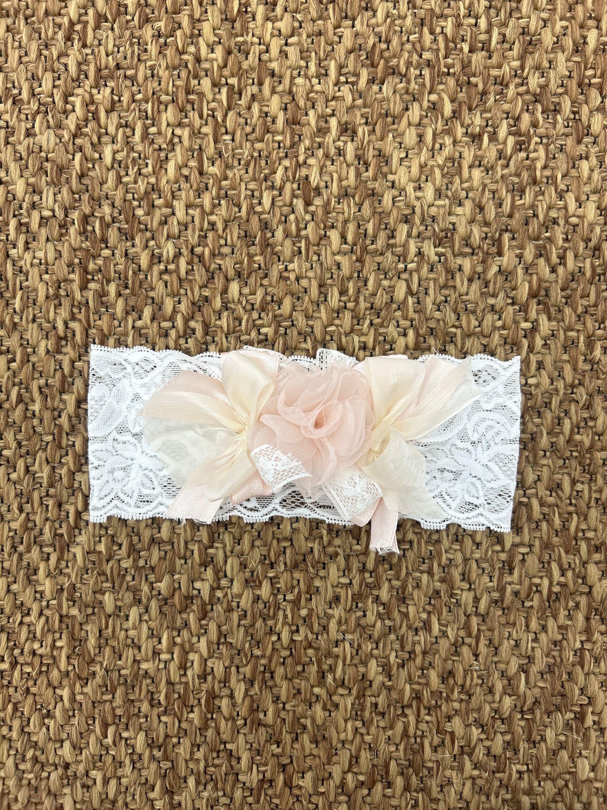 Fascia bimba cerimonia con fiore Marlù