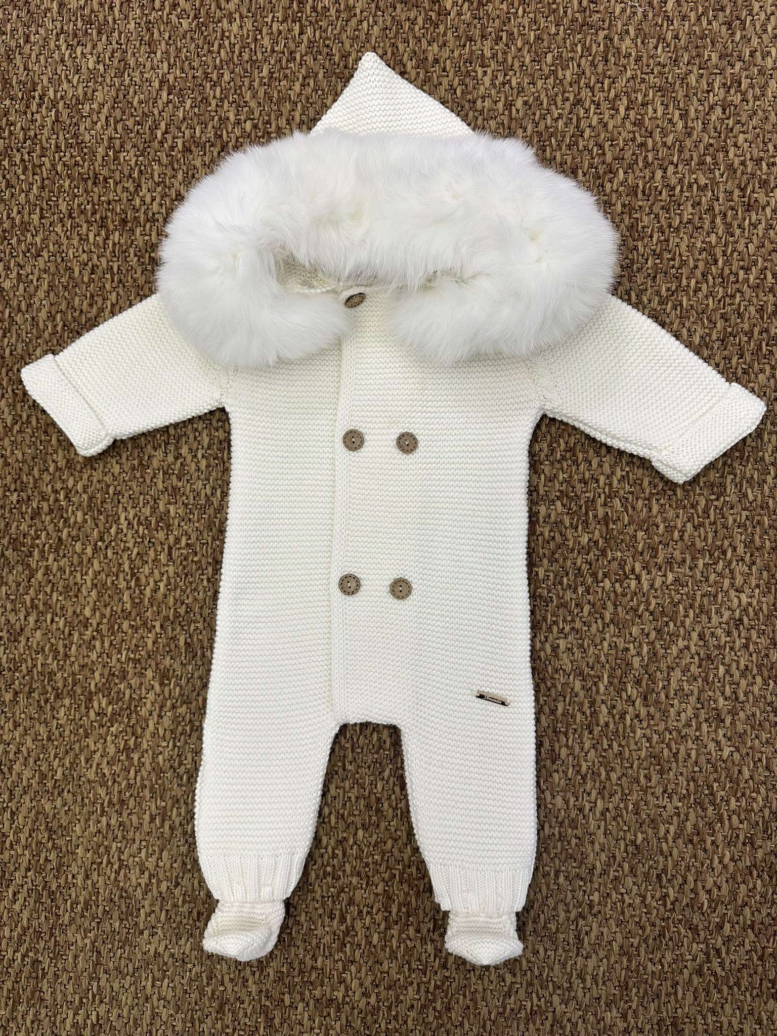 Eskimo neonati con cappuccio in pelliccia Martin Aranda