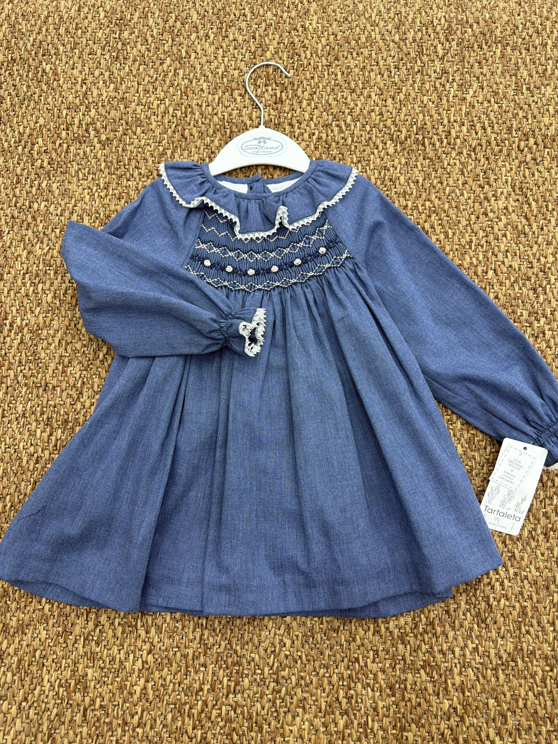 Abito bimba con punto smock Tartaleta