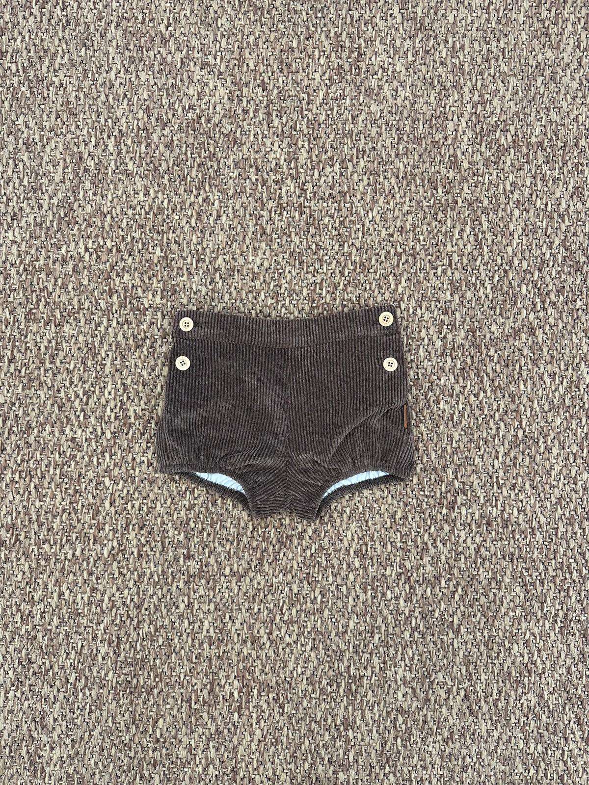 Culotte bambino in velluto con bottoncini Cocote