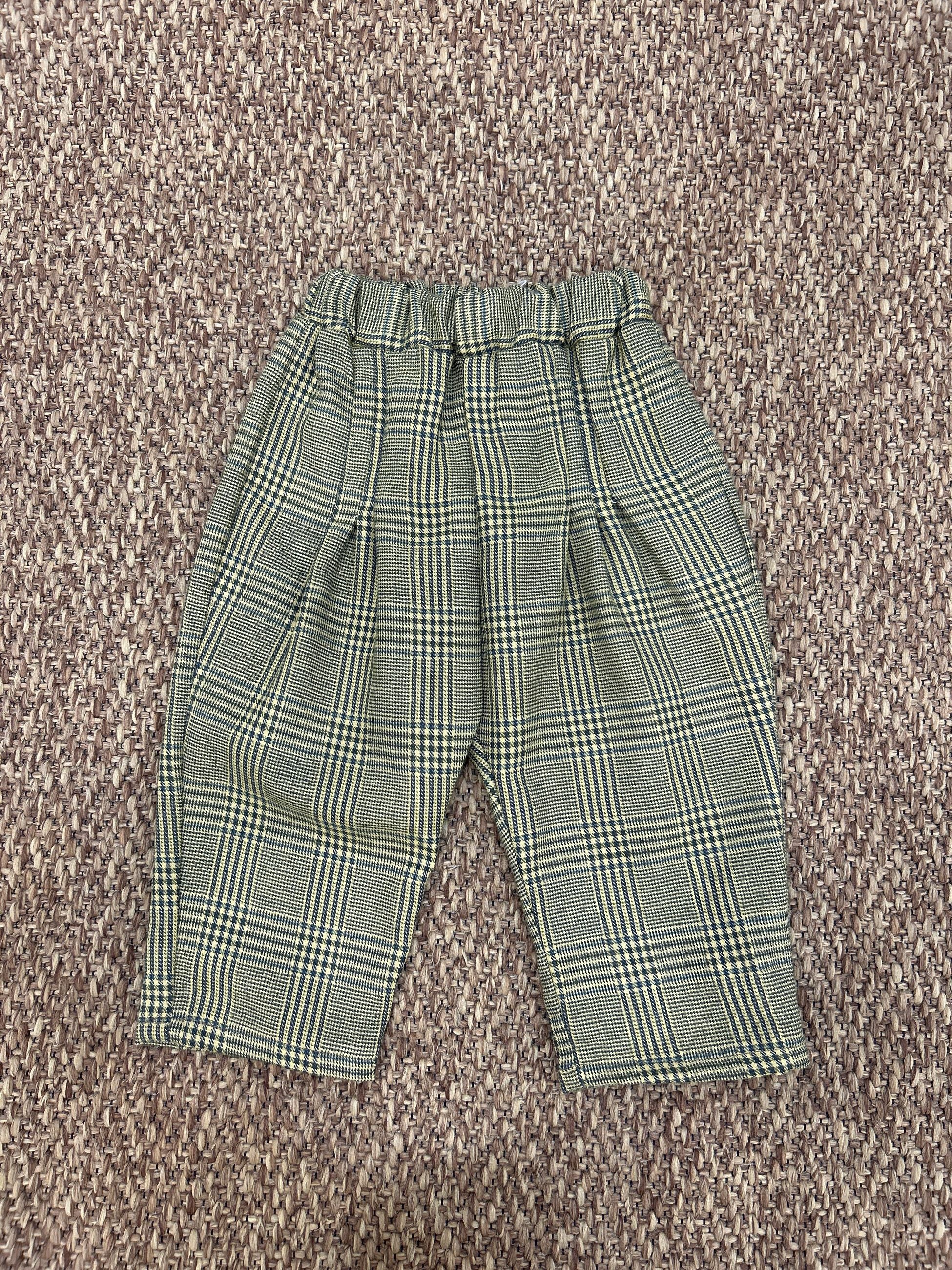 Pantalone bimbo scozzese Enfant Made in Italy