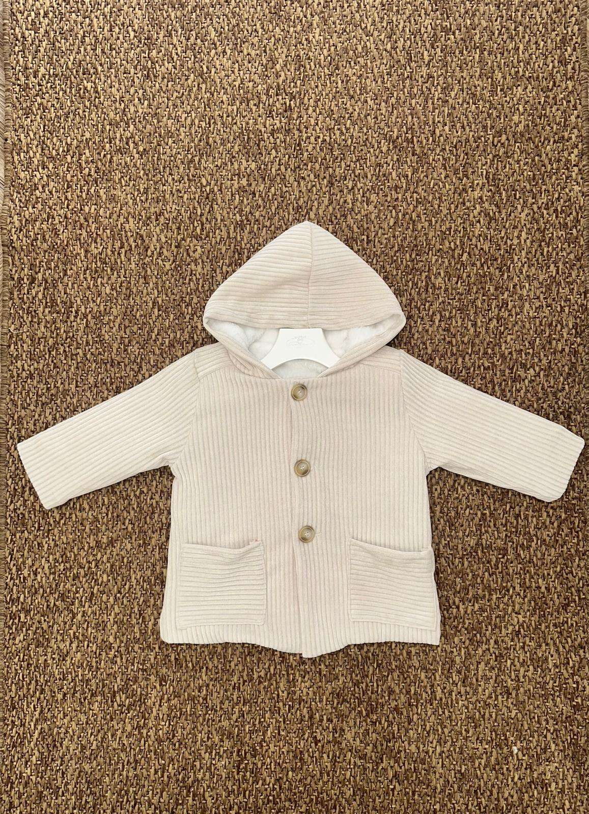 Cappotto bambino a costine Baby Vip
