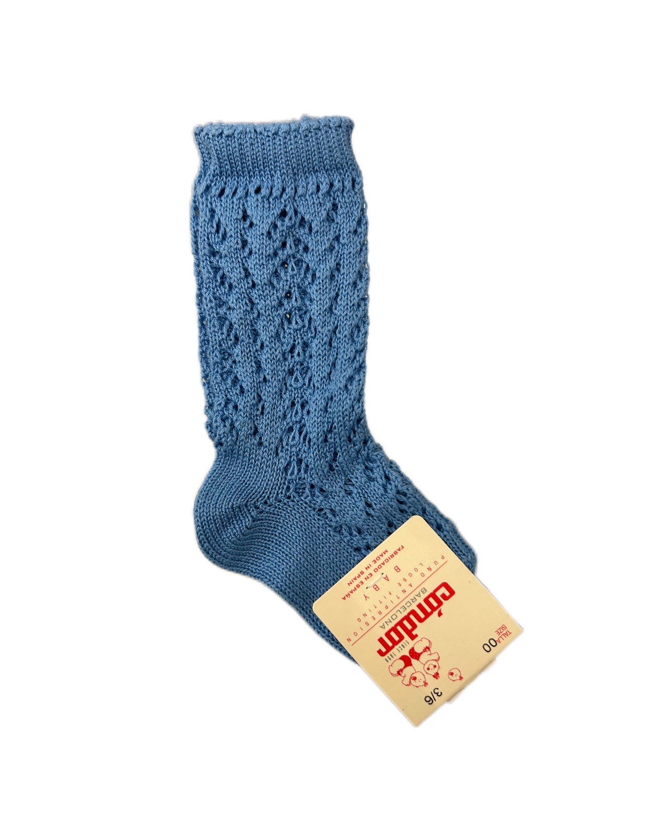 Calzini bimbo lunghi alti dettaglio traforato Condor