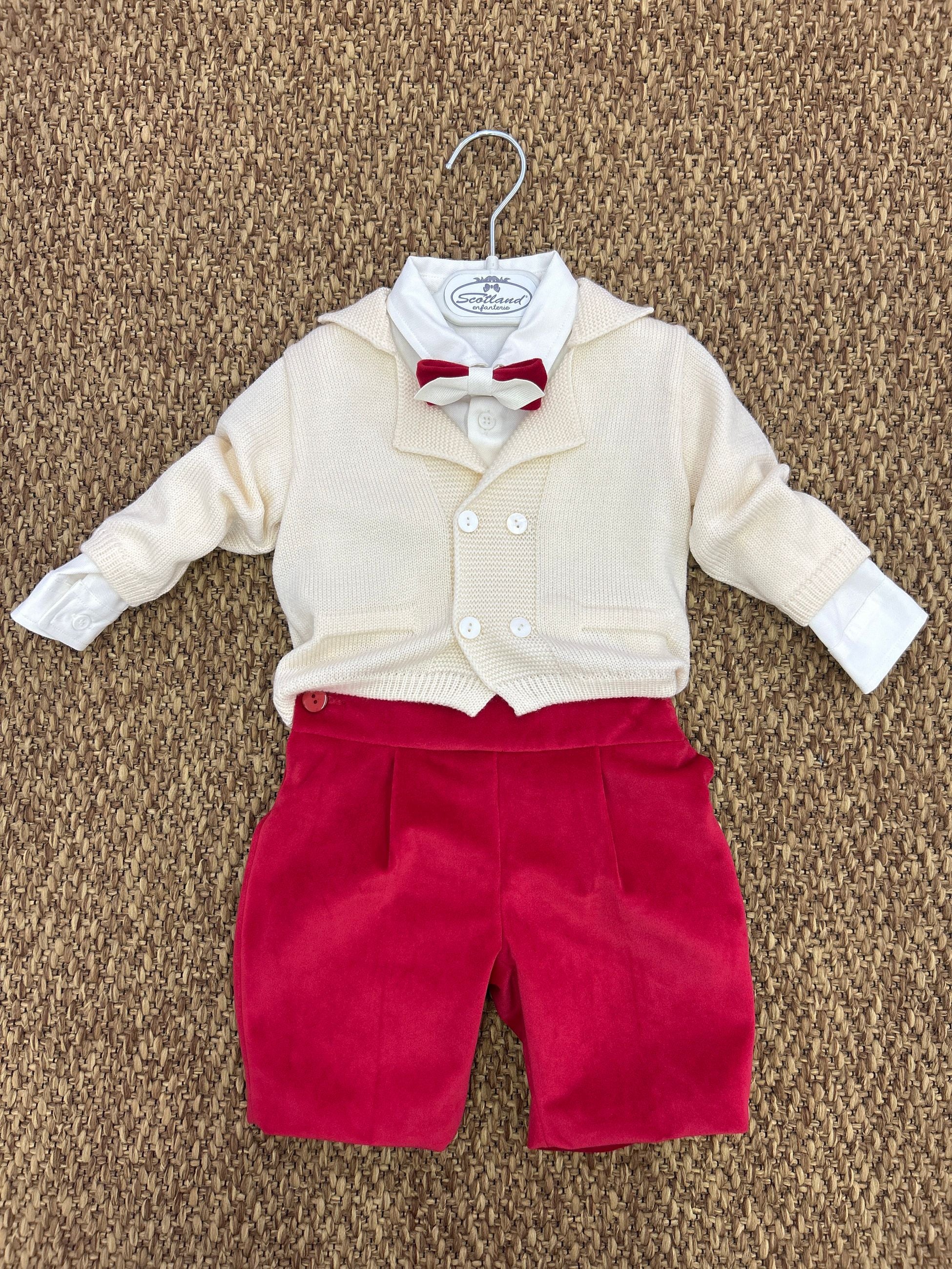 Completo bimbo 4pz vellutino Marlù